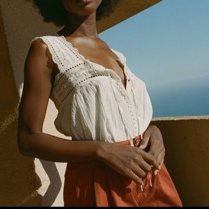 Doen Vera Tank in Salt XL